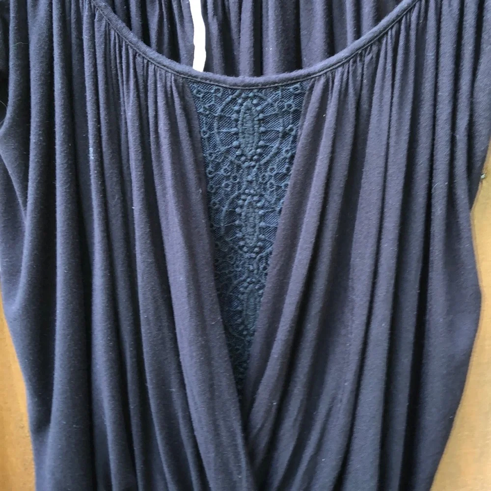 Free people off the shoulder Blk top